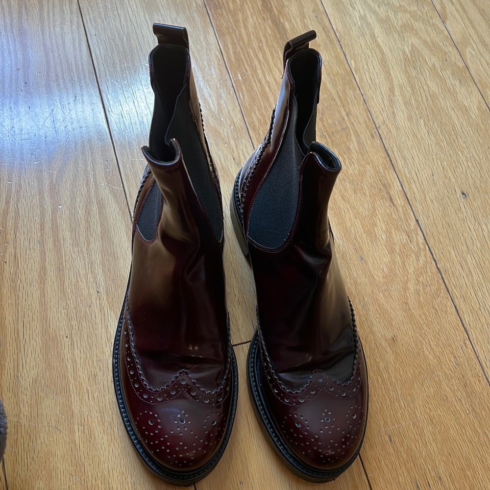 Barney’s New York - burgundy boots